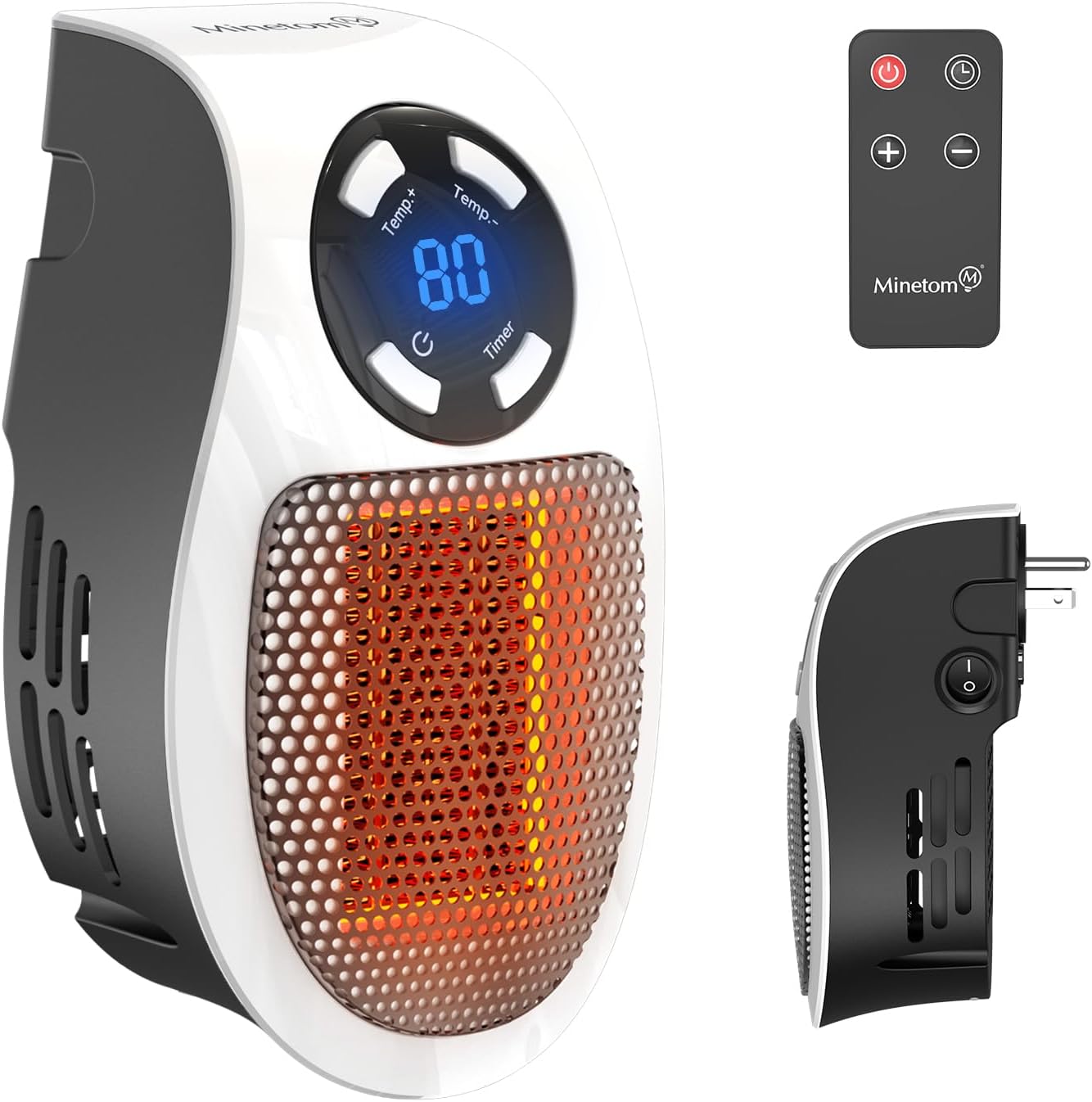 Minetom 450W Compact Electric Space Heater