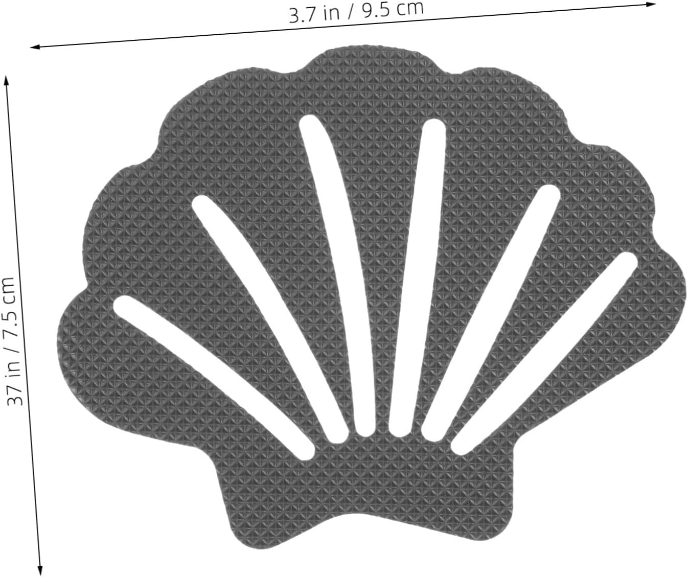 OUNONA 30pcs Shell Slip Stickers for Bath Tub and Shower Stairs