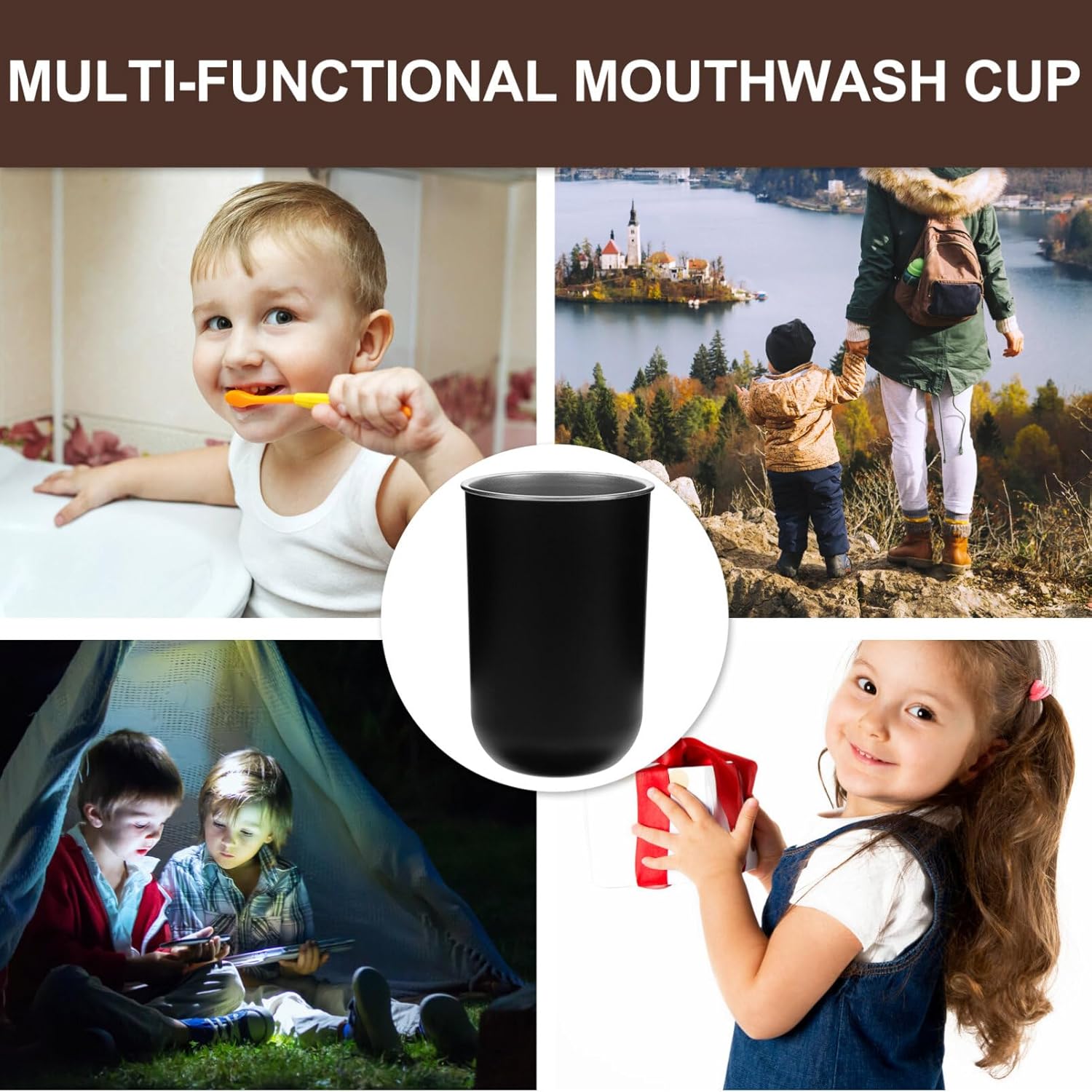 Beavorty Reusable Toothbrush Cup Holder