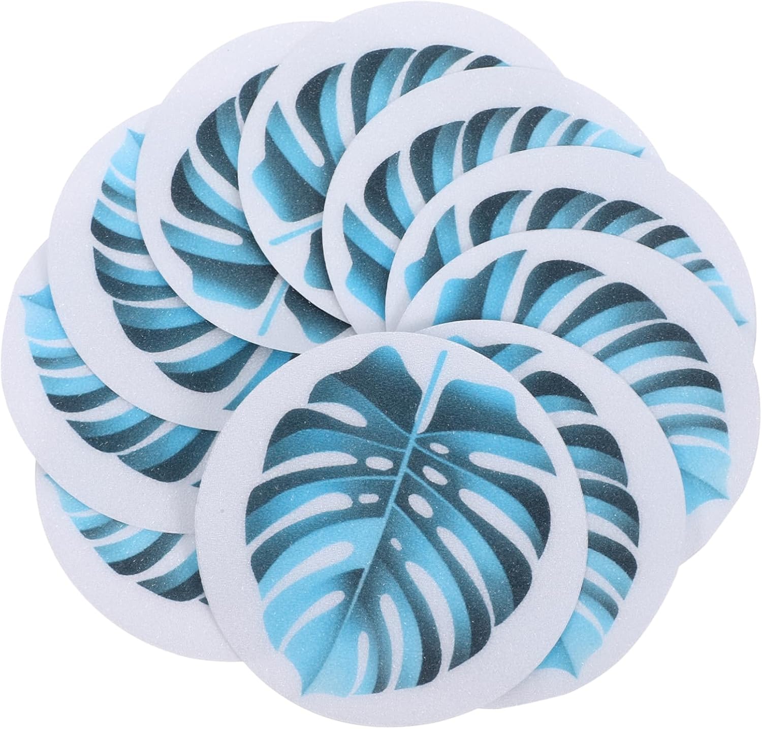 FOYTOKI 1Set Leaf Non-Slip Bathtub Stickers