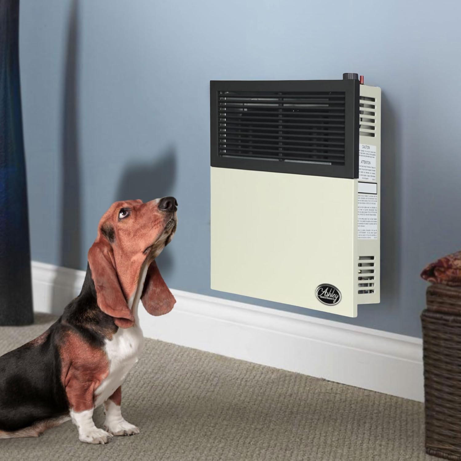 Ashley Hearth 11000 BTU Propane Wall Heater with Piezo Ignition Safety Pilot Cream
