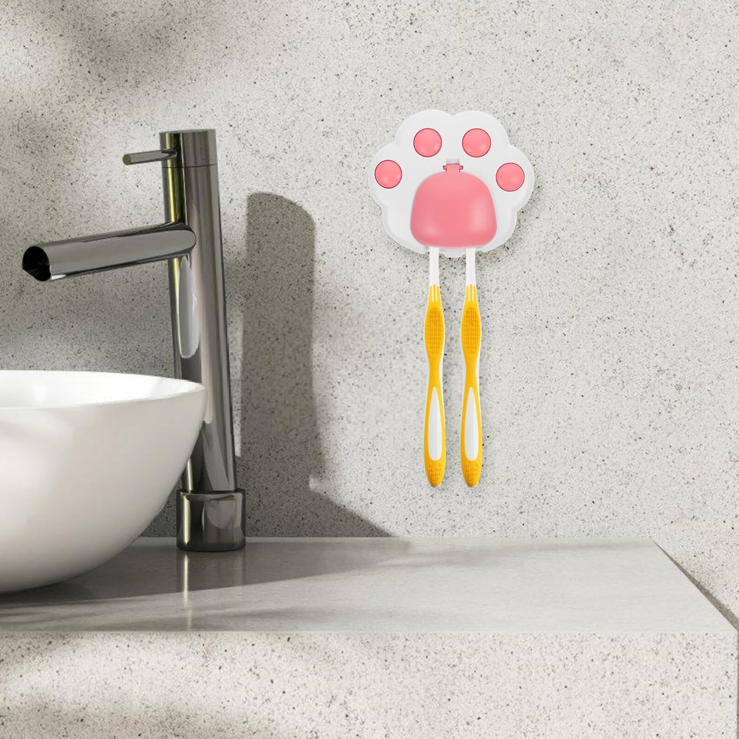 Luxshiny Wall-Mounted Electric Toothbrush Holder