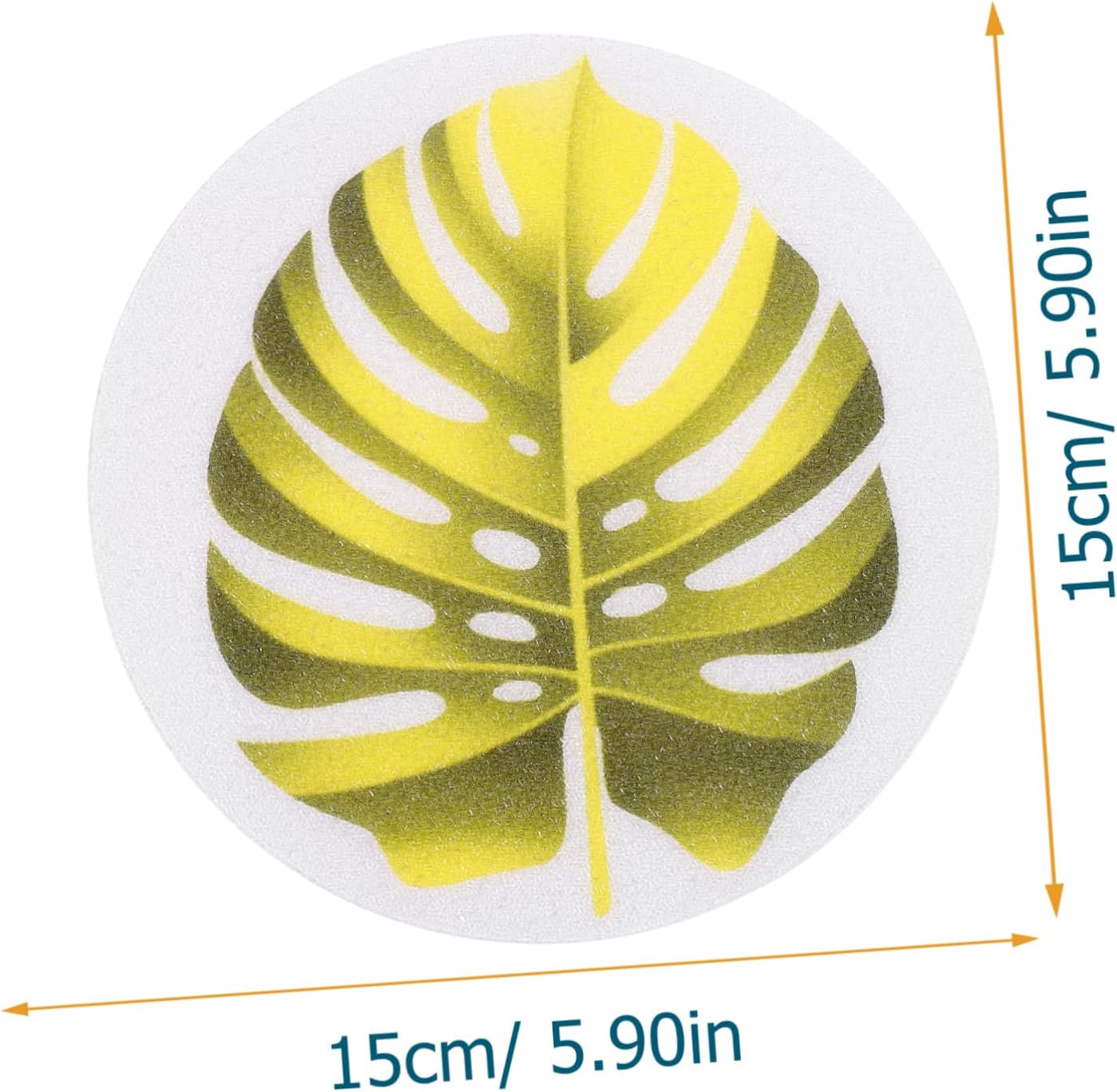 LIFKOME Leaf Slip Stickers Non-Slip Bath Tub Decals