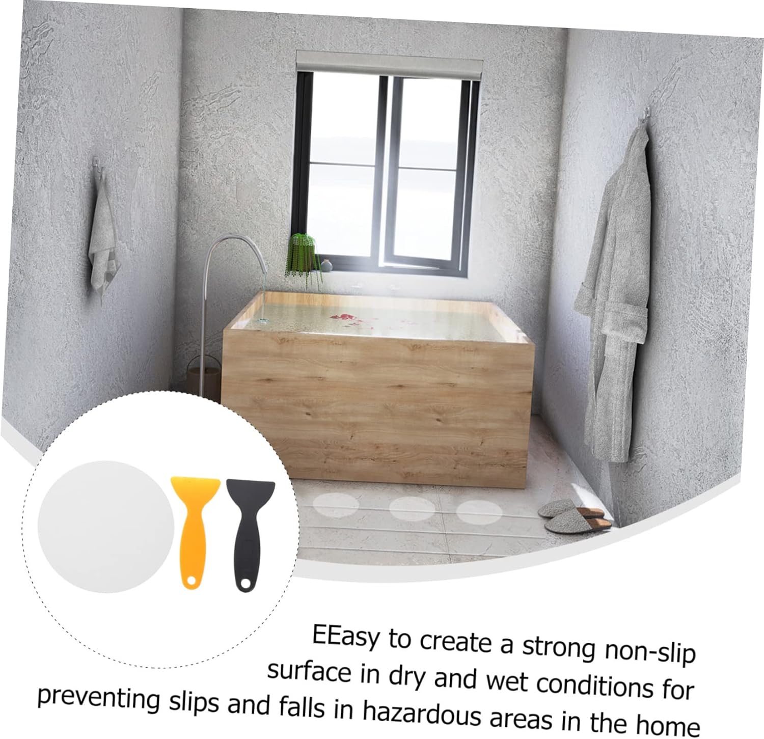 Non-Slip Bathtub Floor Stickers for Safety in Bathrooms