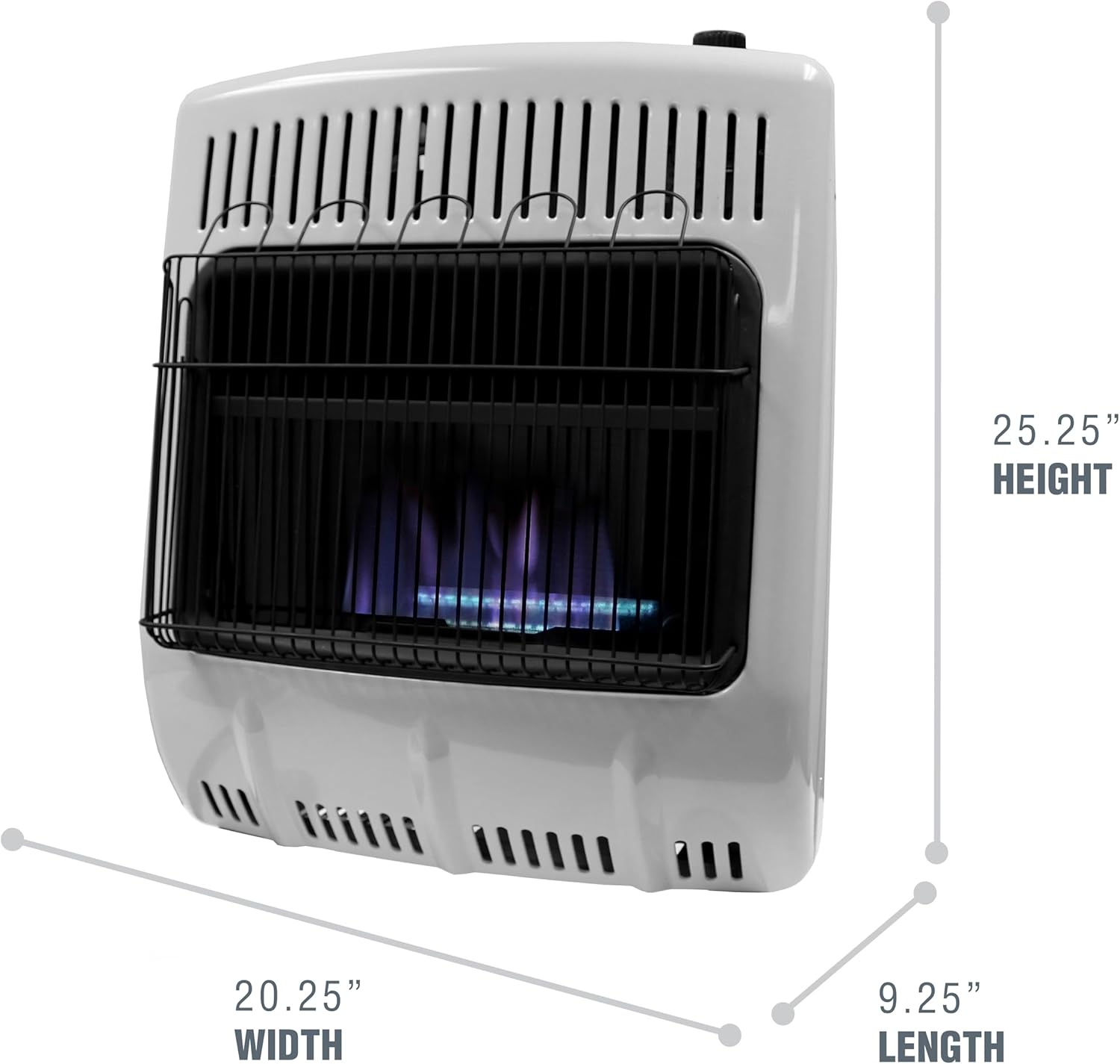 Mr Heater 20000 BTU Blue Flame Vent Free Propane Heater - White