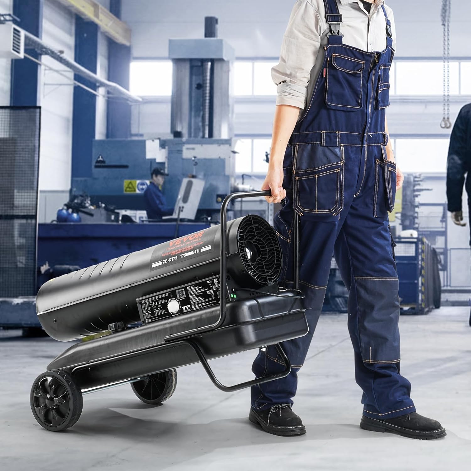 VEVOR Kerosene Heater 175000 BTU with 132 Gallon Tank
