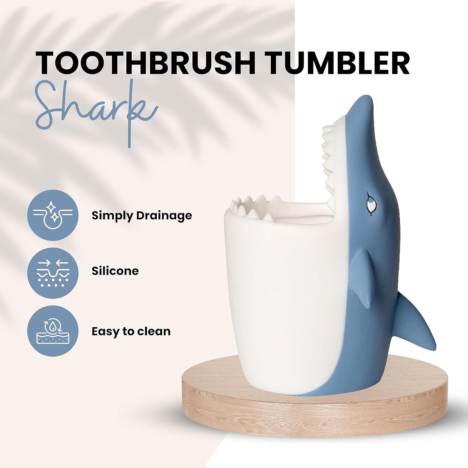 Winkee Shark Toothbrush Holder for Kids