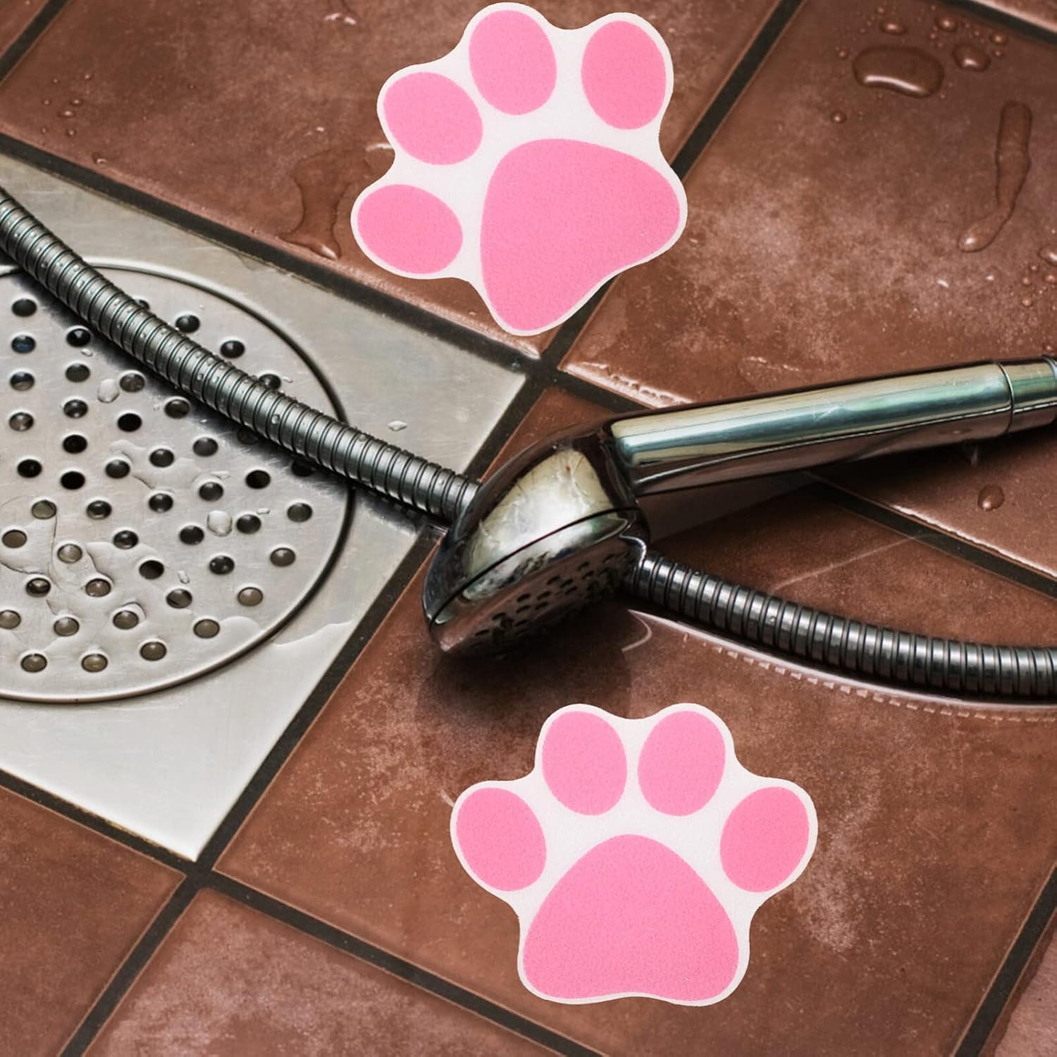 Luxshiny Non-Slip Bath Tub Stickers for Dog
