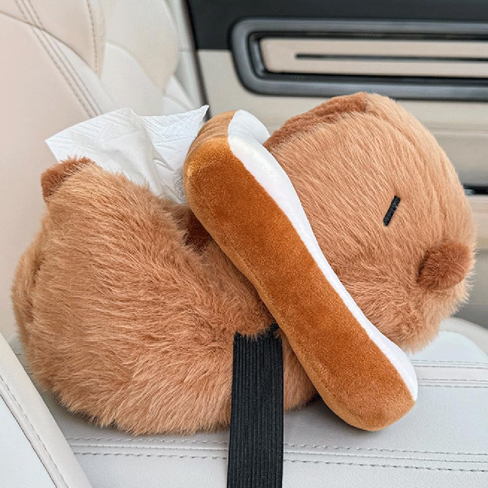 Ohsail Capybara Plush Tissue Box Holder 1