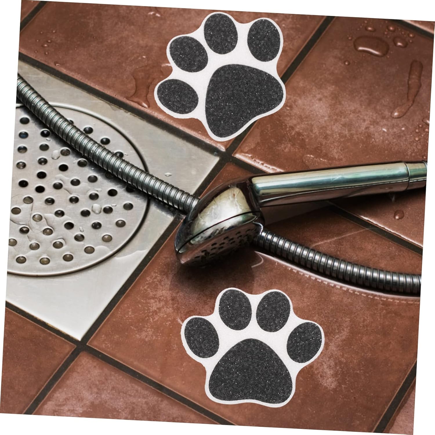 HAKIDZEL 10Pcs Non-Slip Paw Bathtub Stickers 1