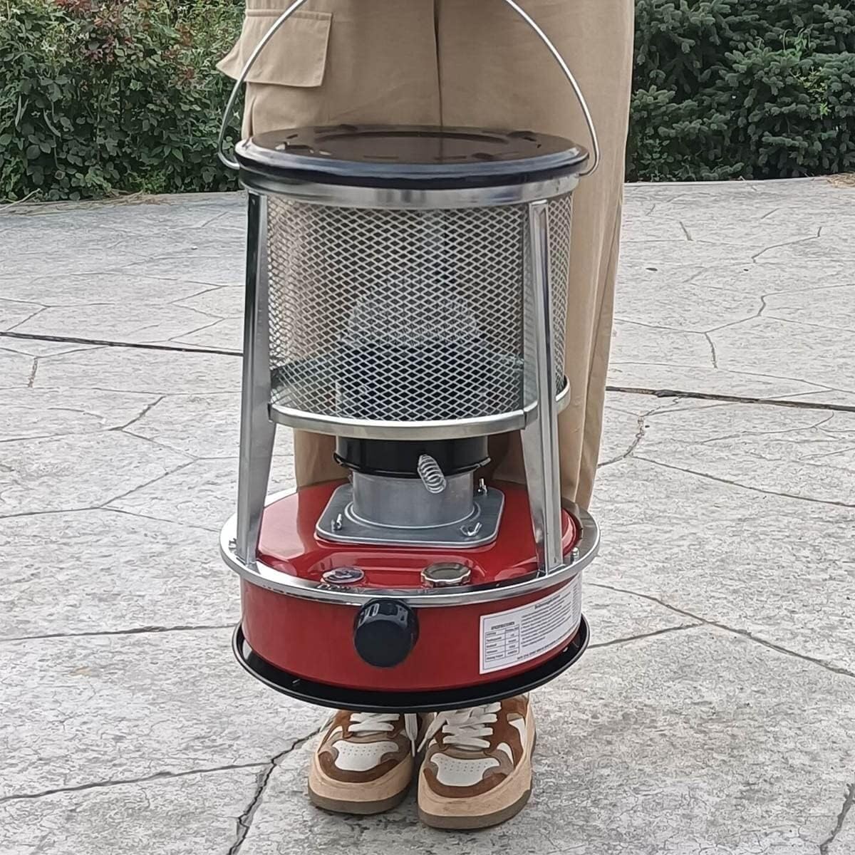 Outdoor Kerosene Heater with 6 Wicks and 2 Gloves