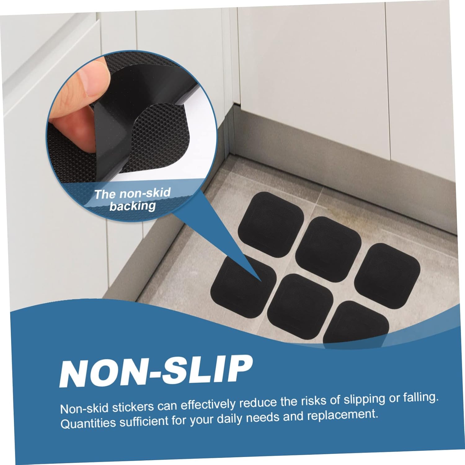 PRETYZOOM Non-Slip Bath Stickers 20 Pack Peva