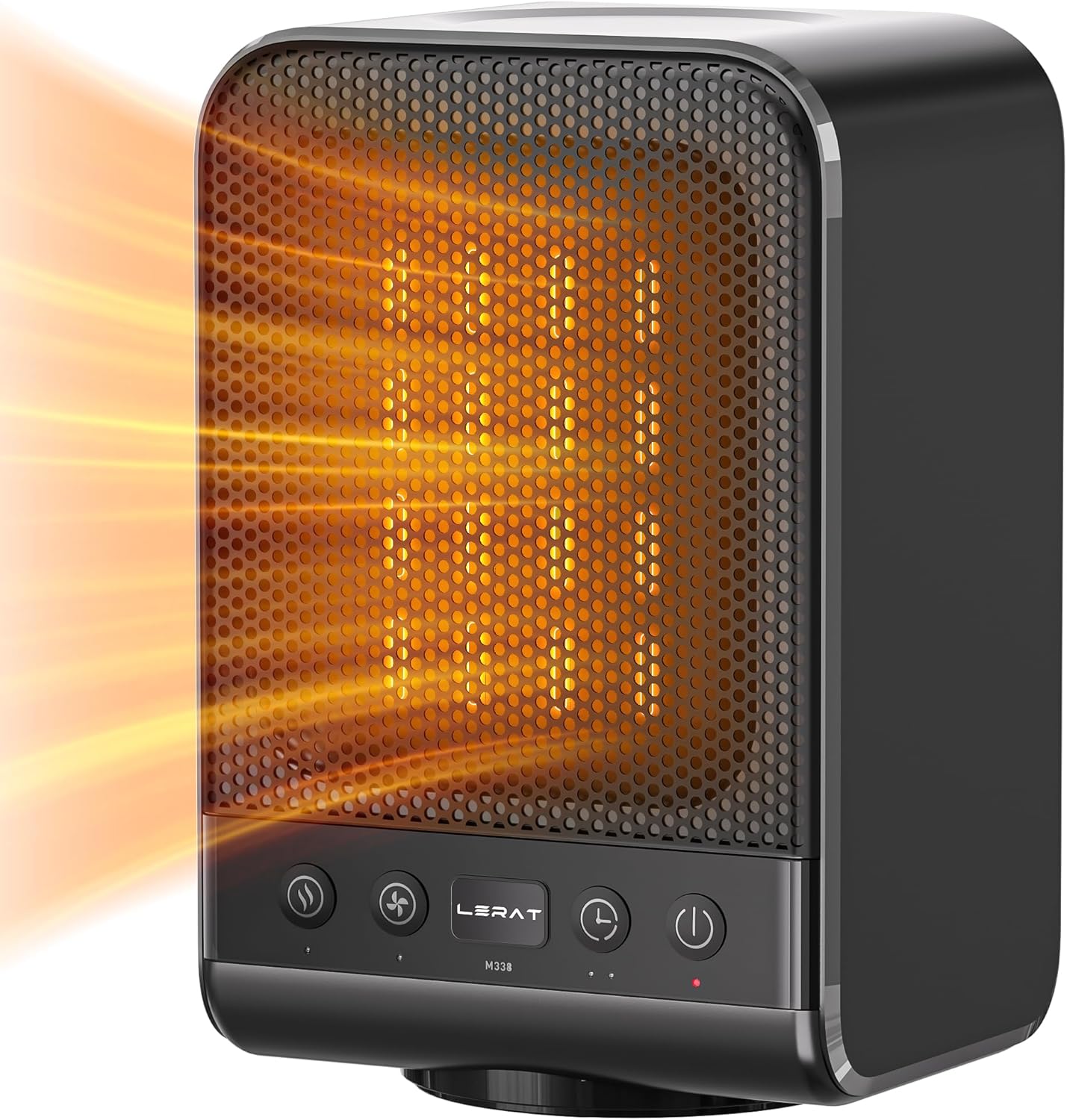 Lerat Space Heater 1500W PTC Fast Heating Black
