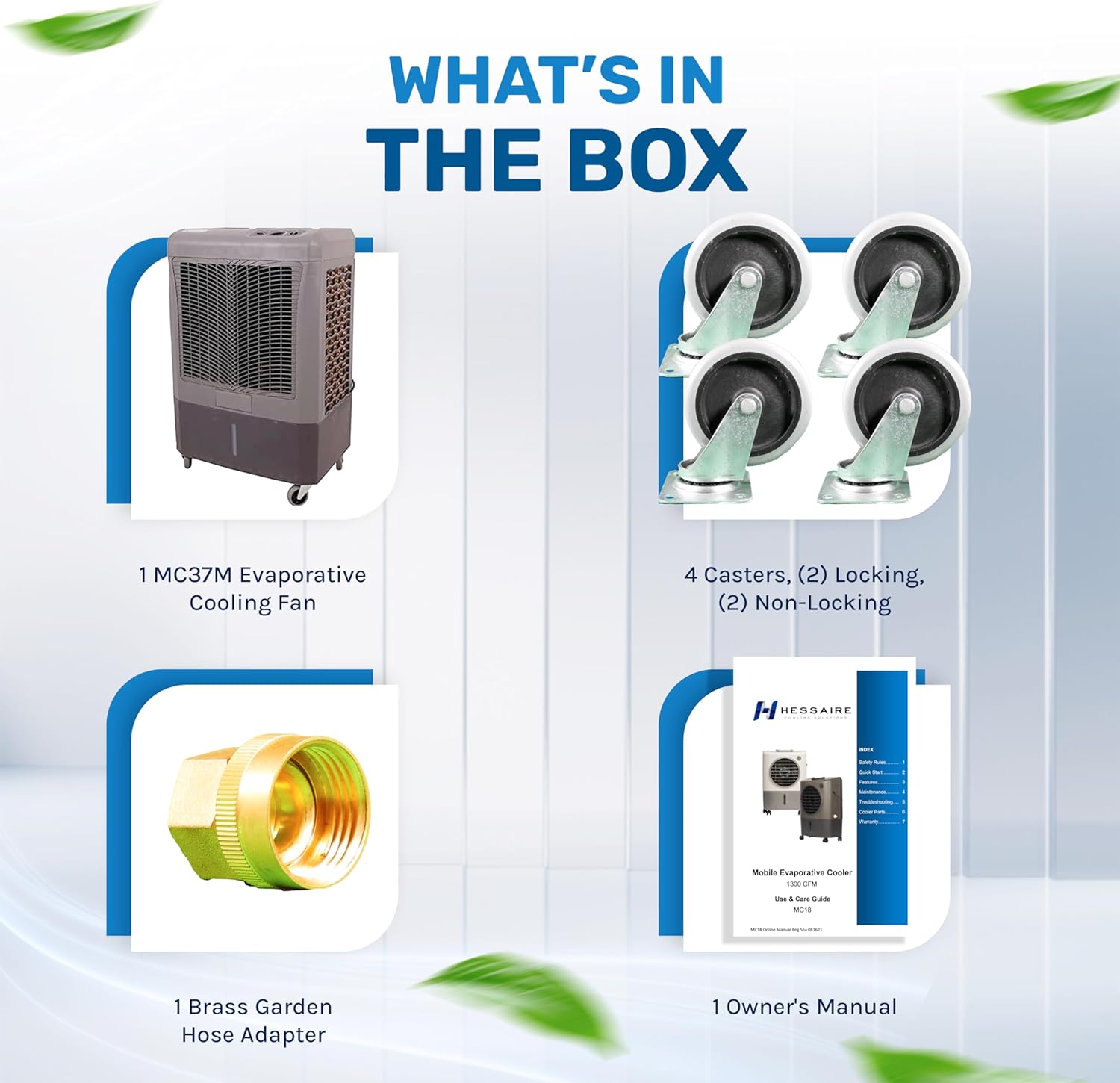 Hessaire MFC3600 2200CFM Evaporative Cooler