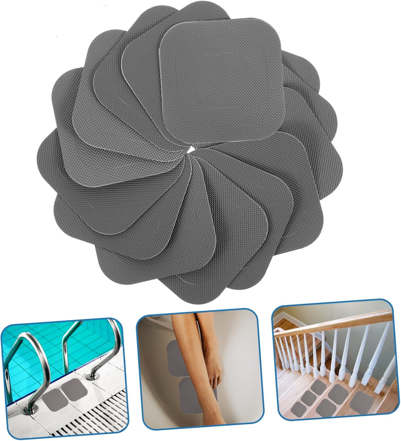 Mobestech 20 Sheets Non-Slip Bathtub Stickers 1