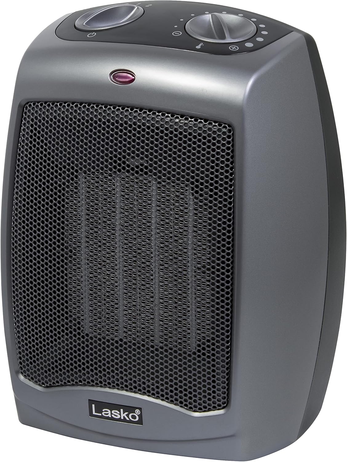 Lasko 1500W Electric Ceramic Space Heater - Dark Gray 2 Speeds 92 Inches