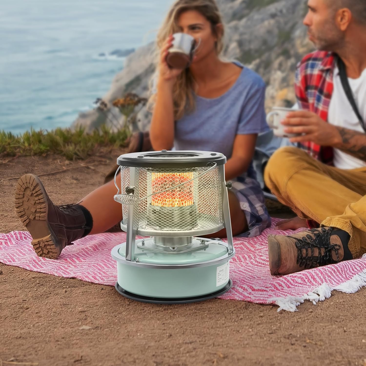 2600W Kerosene Heater with Handle for Camping and Indoor Use