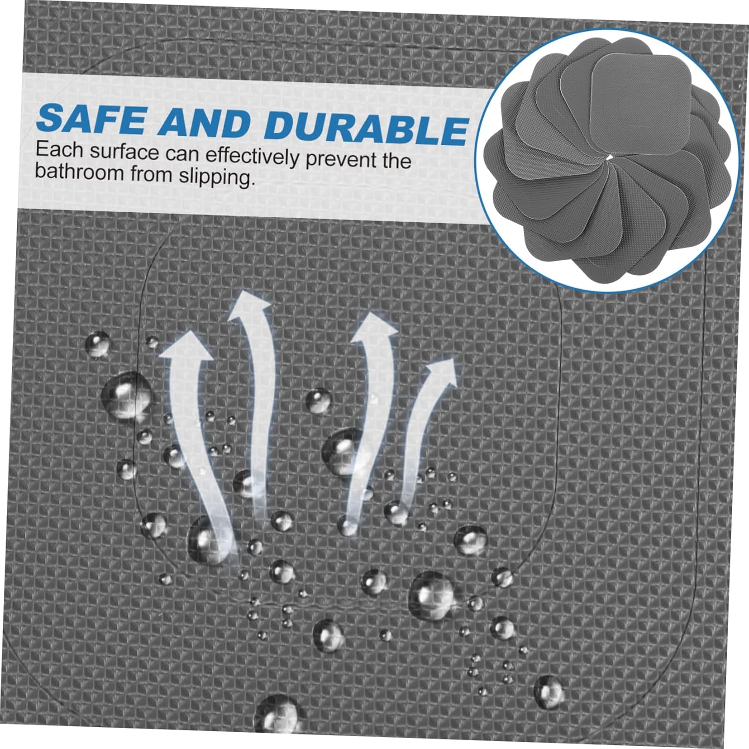 Unomor 20 Sheets Anti-Slip Stickers Kitchen Bathroom