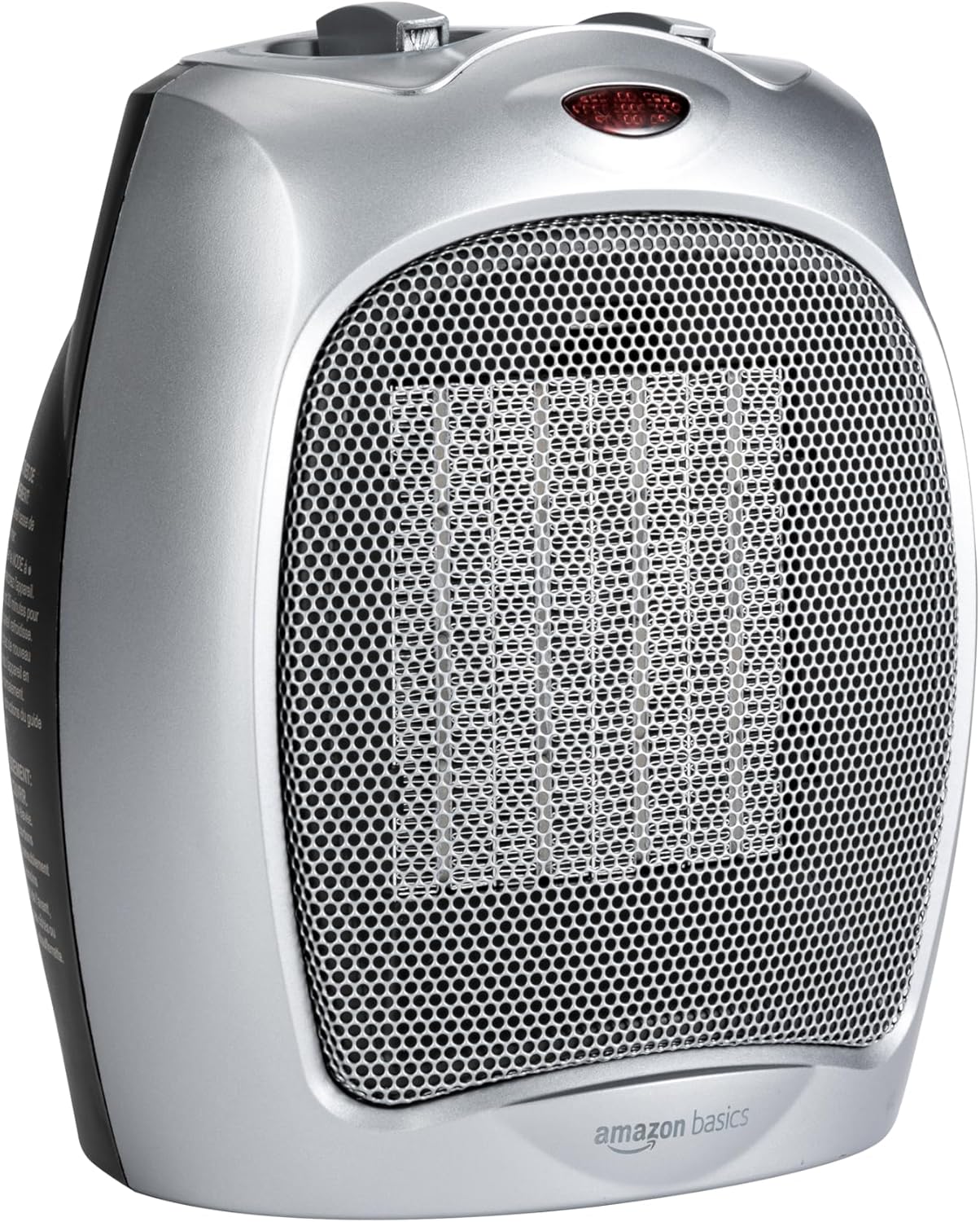 Amazon Basics Ceramic Space Heater with 3 Heat Settings and Safety Protection