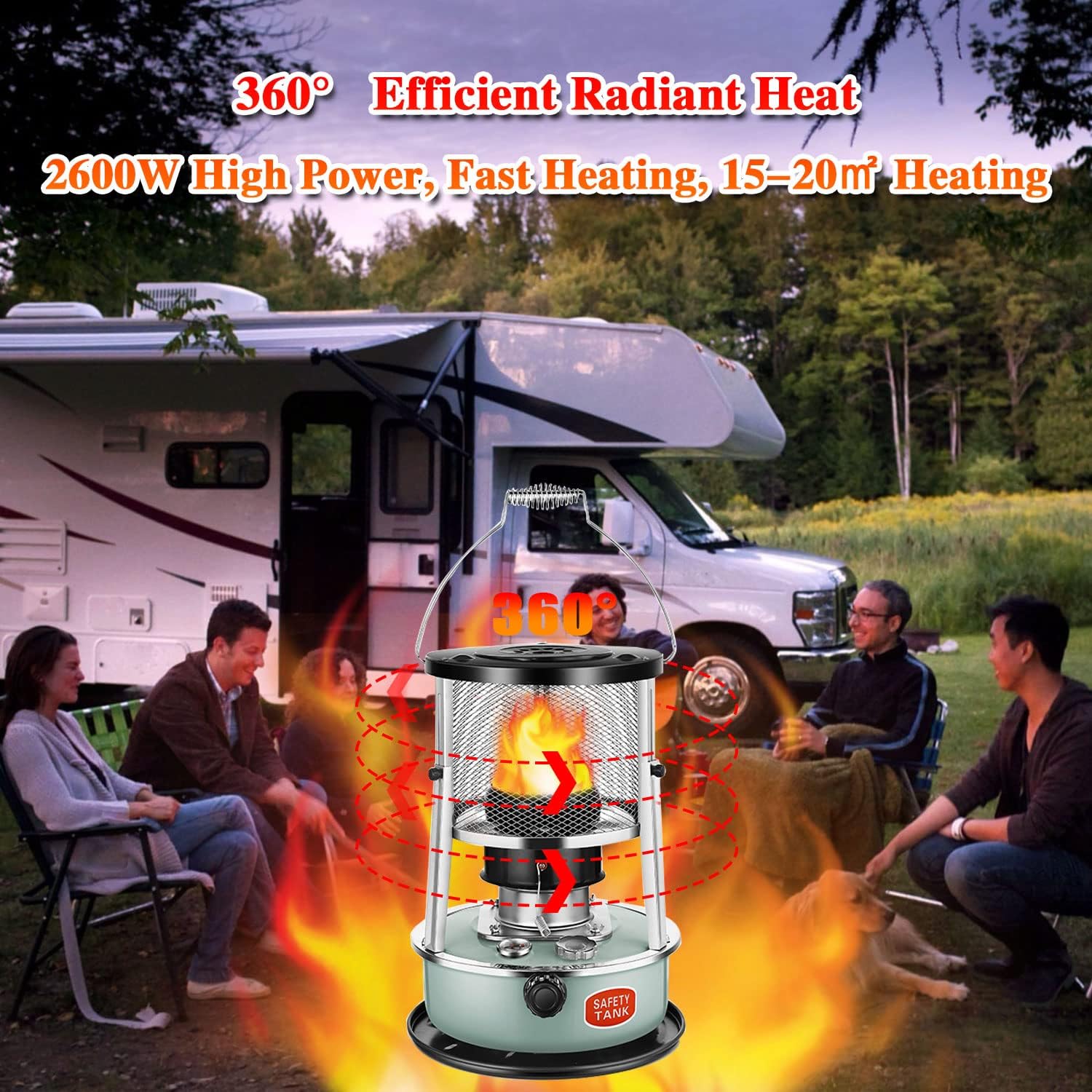 Portable Kerosene Heater for Indoor and Outdoor Use