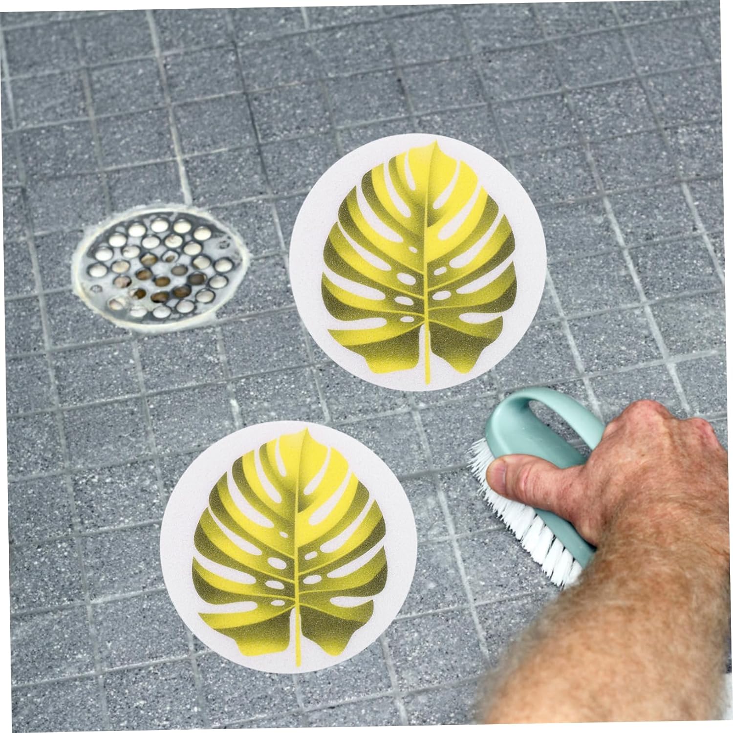 KONTONTY Leaf Shape Non-Slip Tub Decals