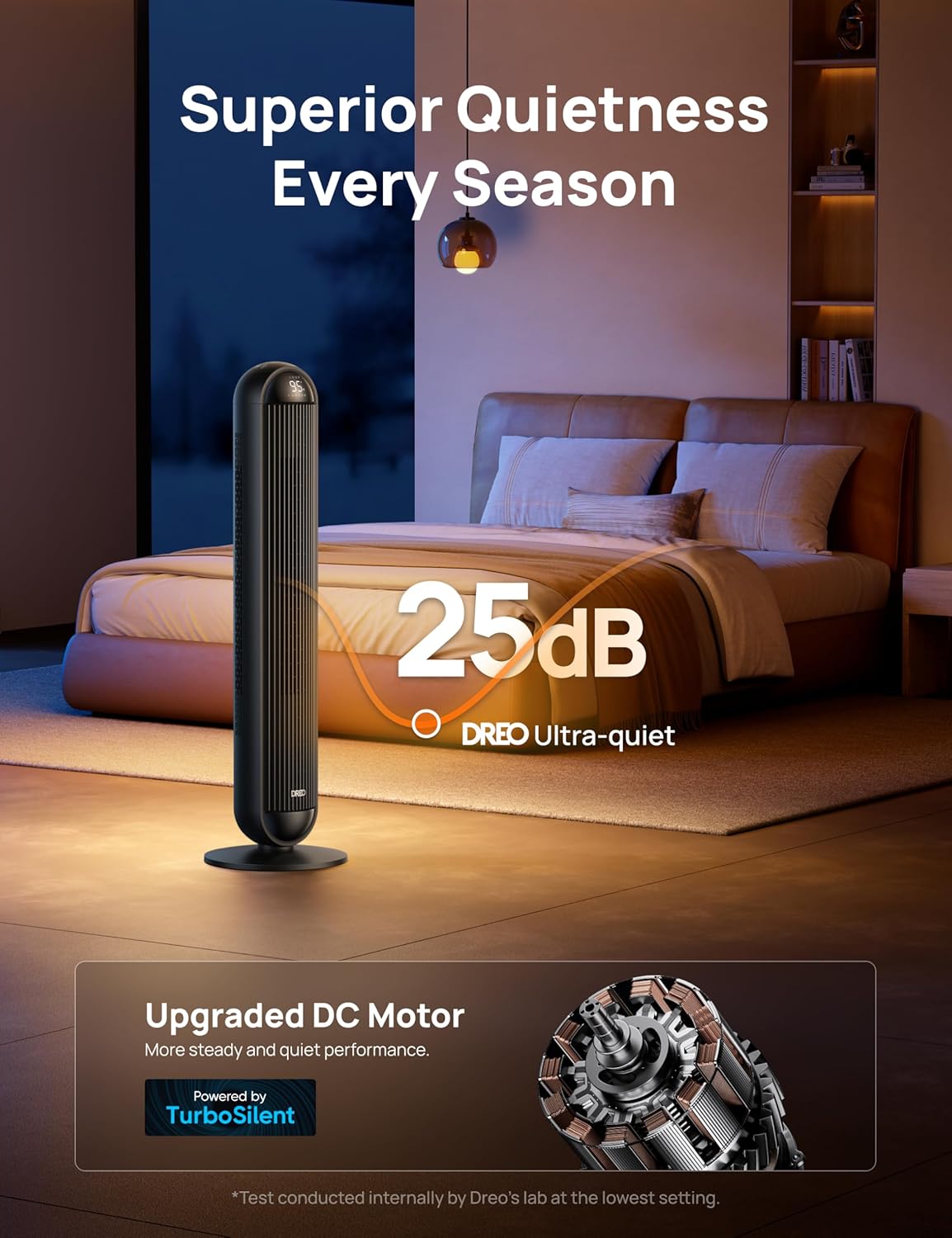 Dreo 42 Heater Fan with Remote and Thermostat