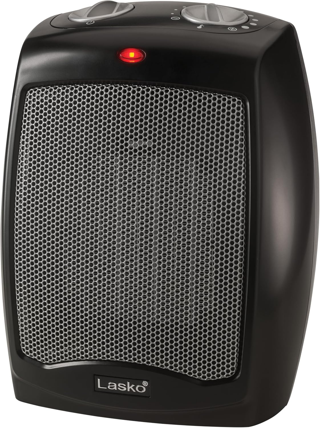 Lasko Ceramic Adjustable Thermostat Heater 9 Inches High Black