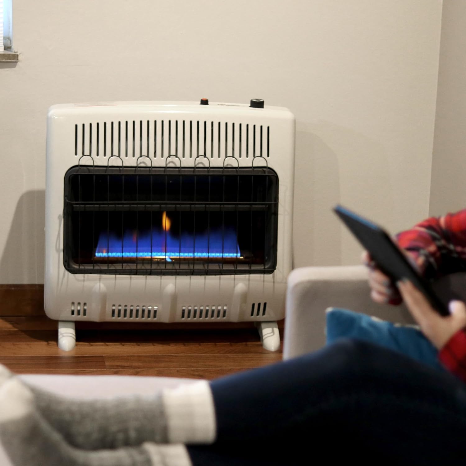 Mr Heater 30000 BTU Vent Free Propane Wall Heater - White