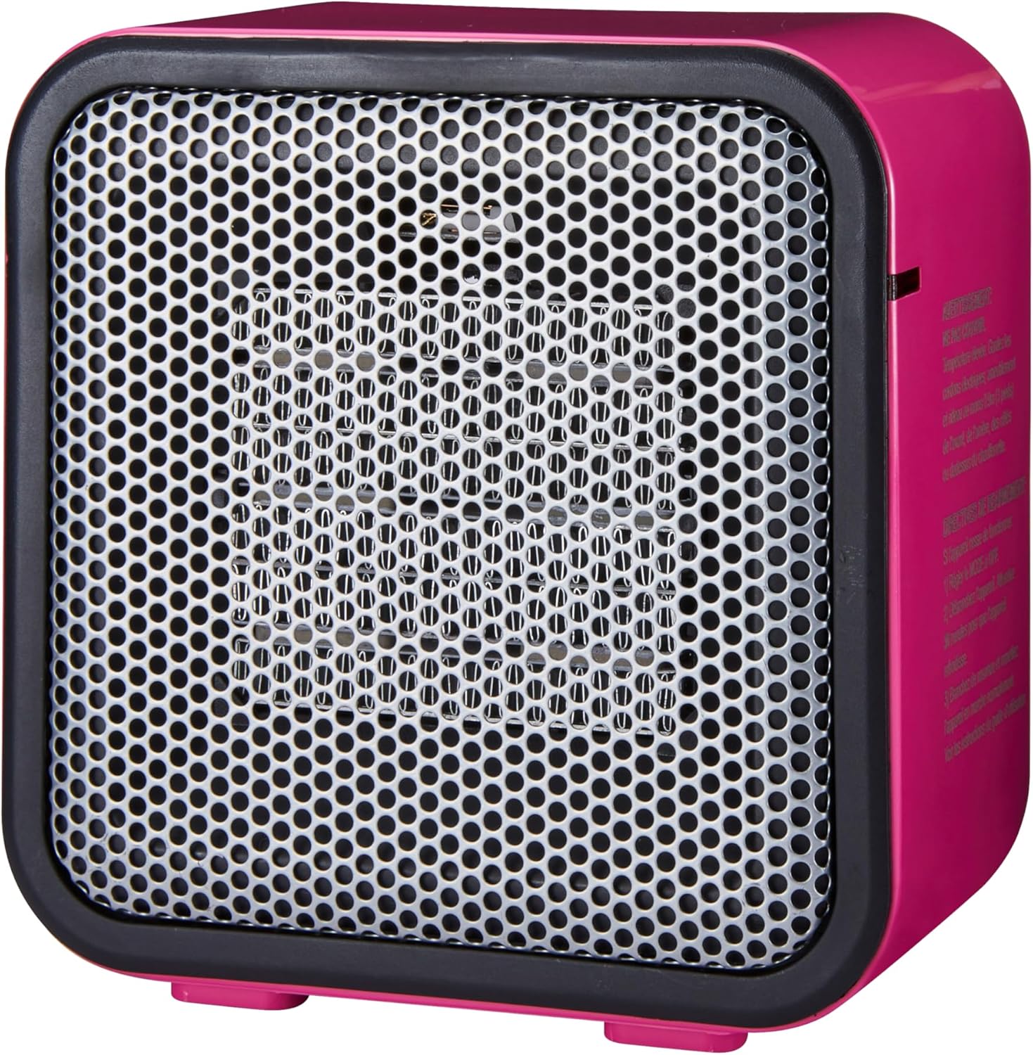 Amazon Basics Compact Ceramic Heater 500W Pink 59 x 32 x 6 Inches