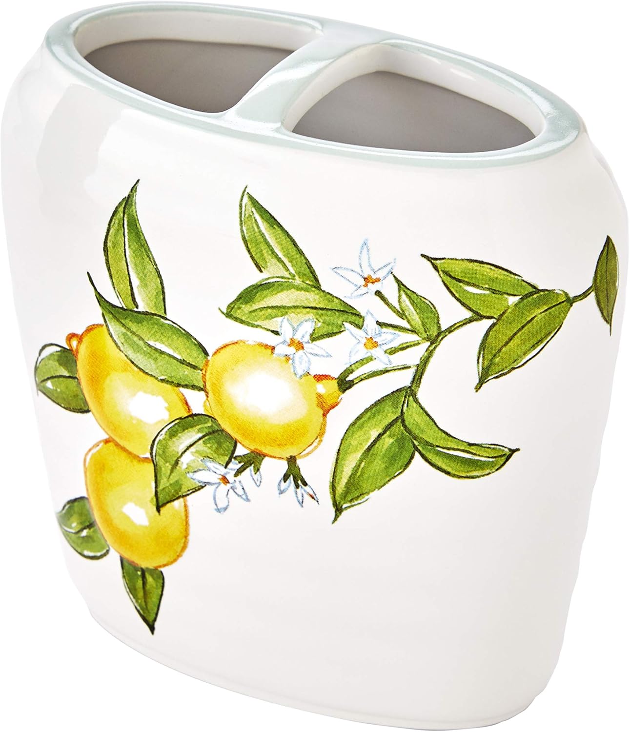 Vern Yip by SKL Home Citrus Grove Toothbrush Holder White 1