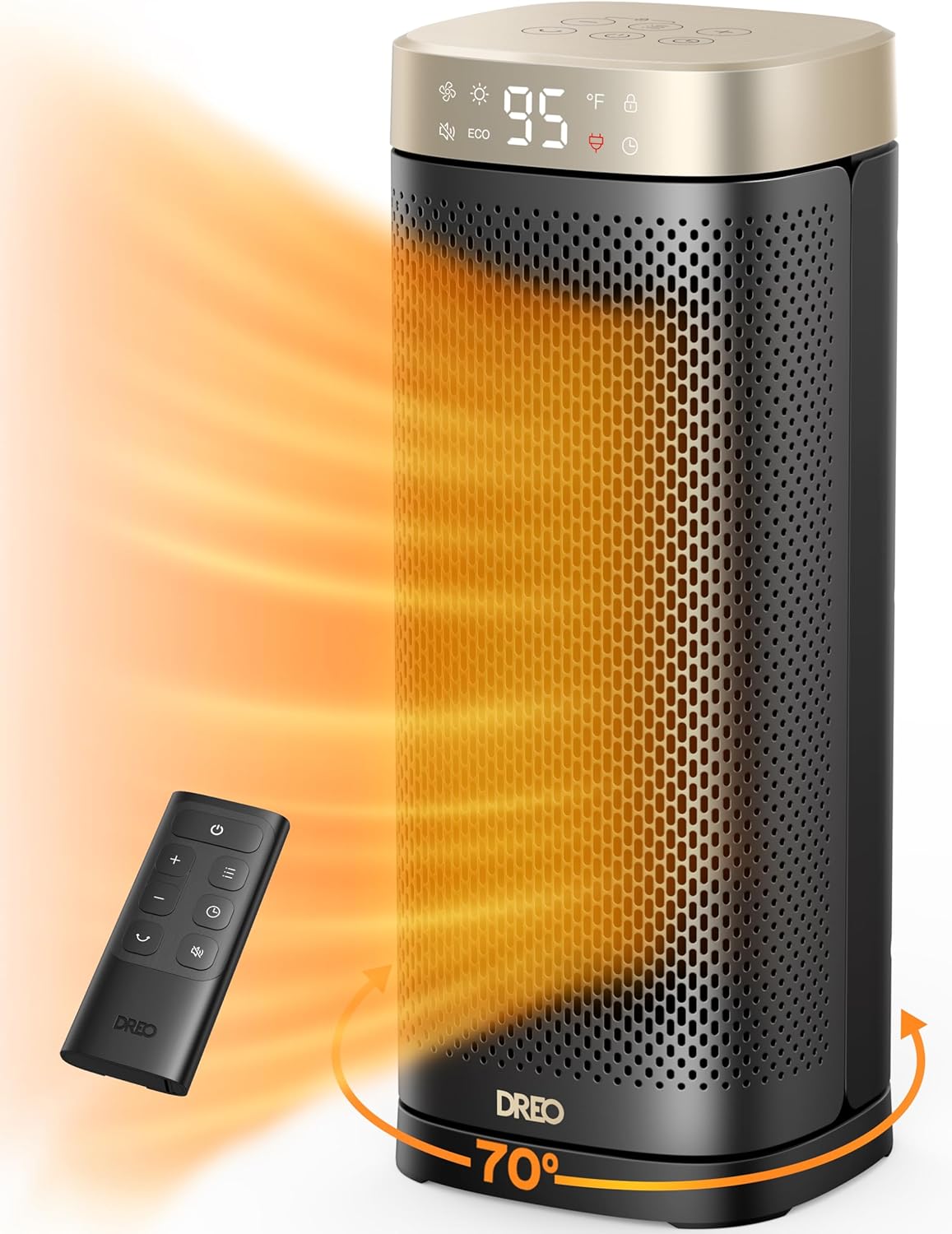 Dreo Space Heater Large Room Fast Heating