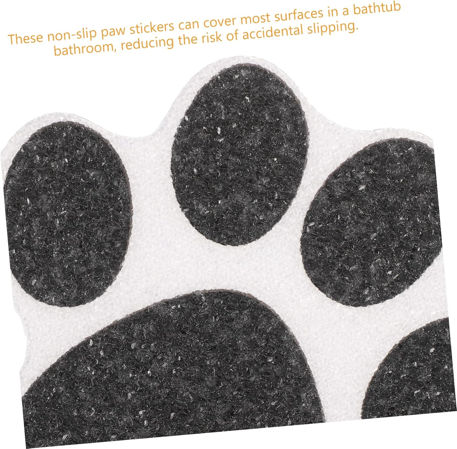HAKIDZEL 10Pcs Non-Slip Paw Bathtub Stickers 1