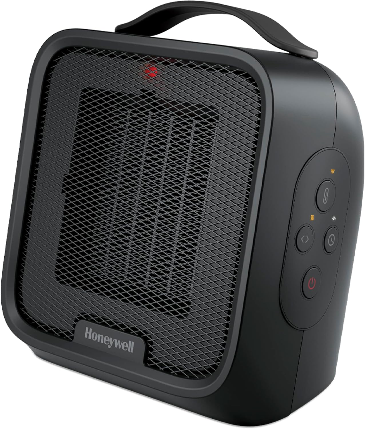 Honeywell UberHeat Plus Ceramic Space Heater for Small Rooms Black