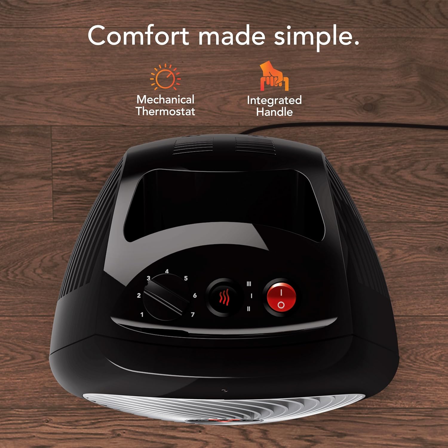 Vornado Space Heater With 3 Heat Settings and Safety Shut-Off