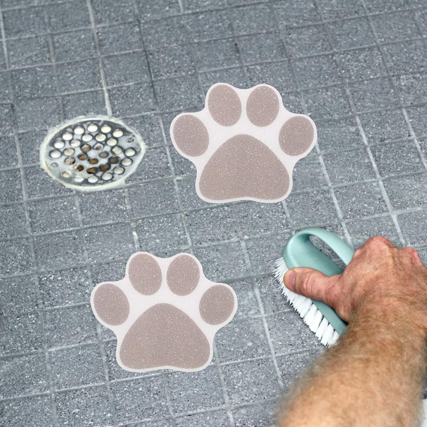 Luxshiny Non-Slip Bathtub Stickers for Dog 10pcs