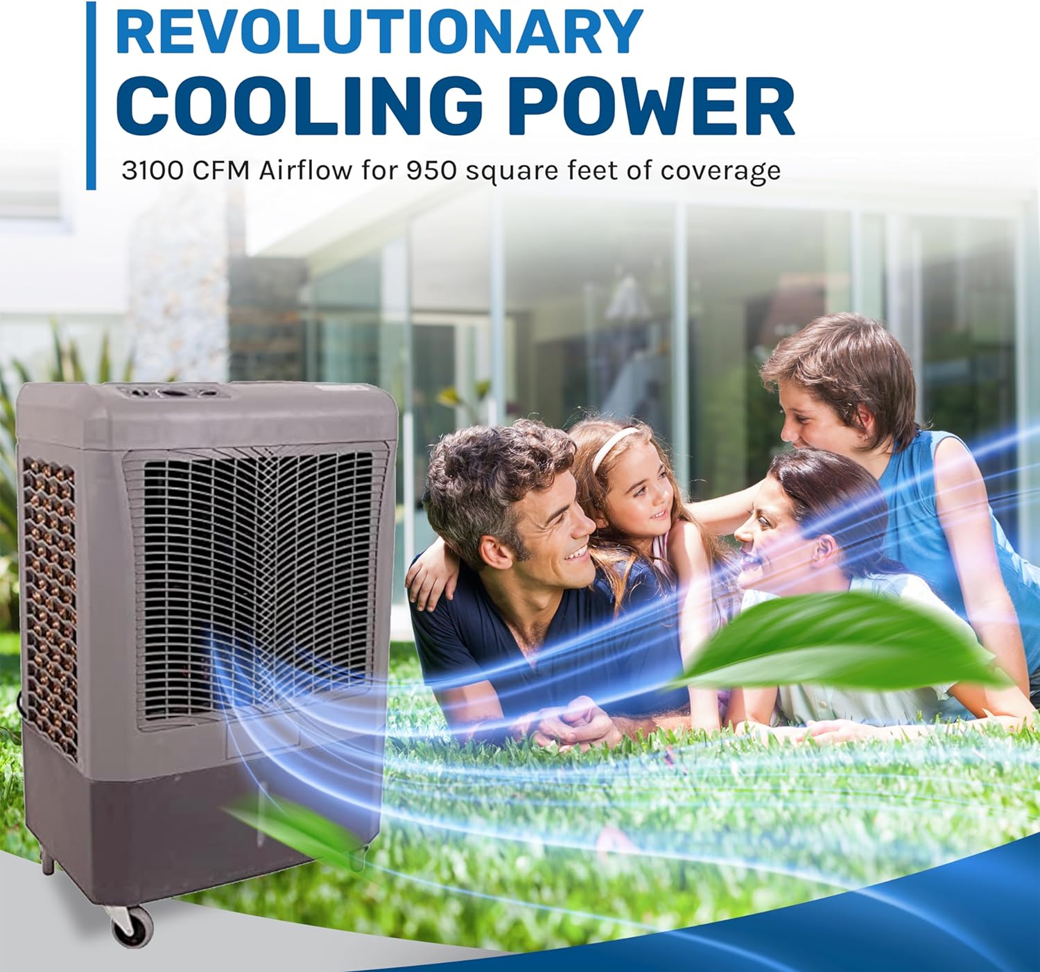 Hessaire MFC3600 2200CFM Evaporative Cooler