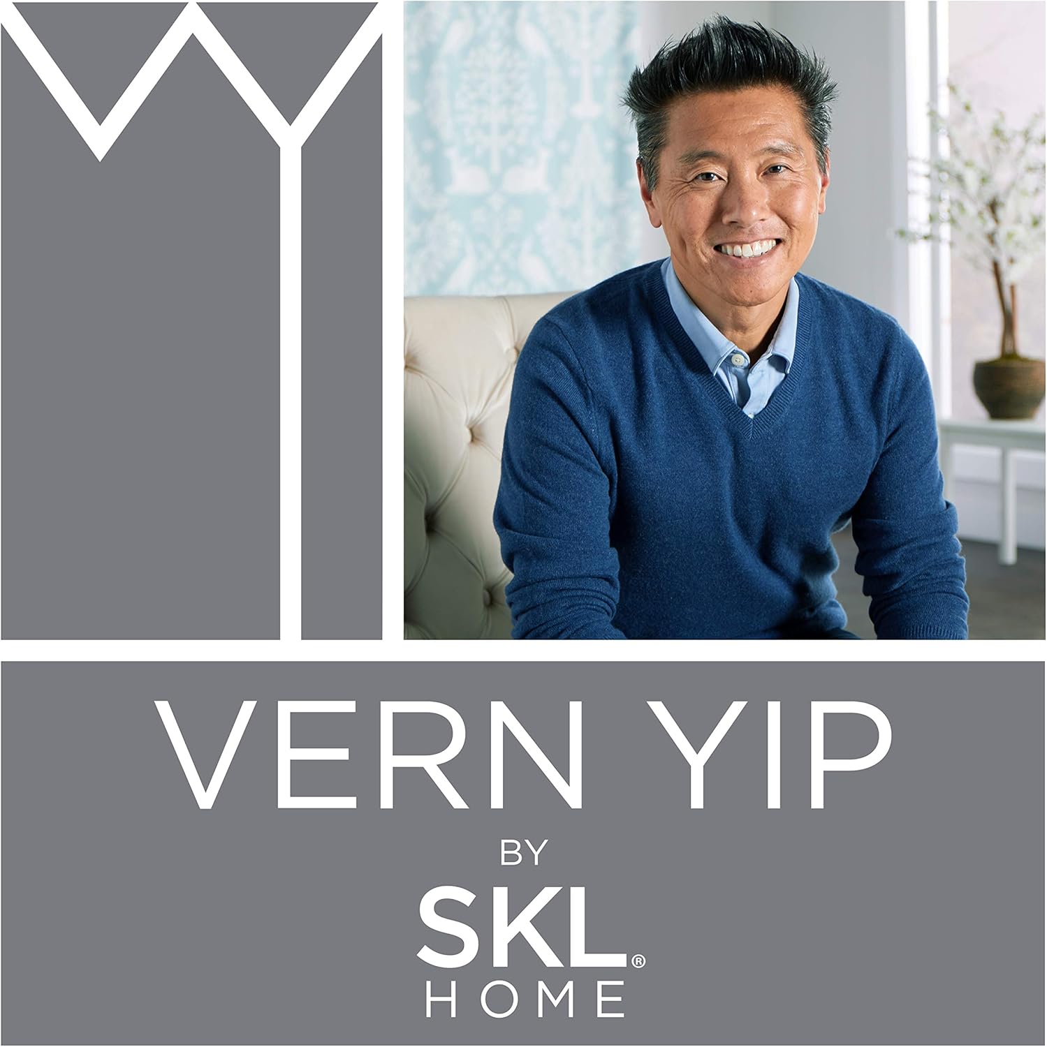 Vern Yip by SKL Home Citrus Grove Toothbrush Holder White 1