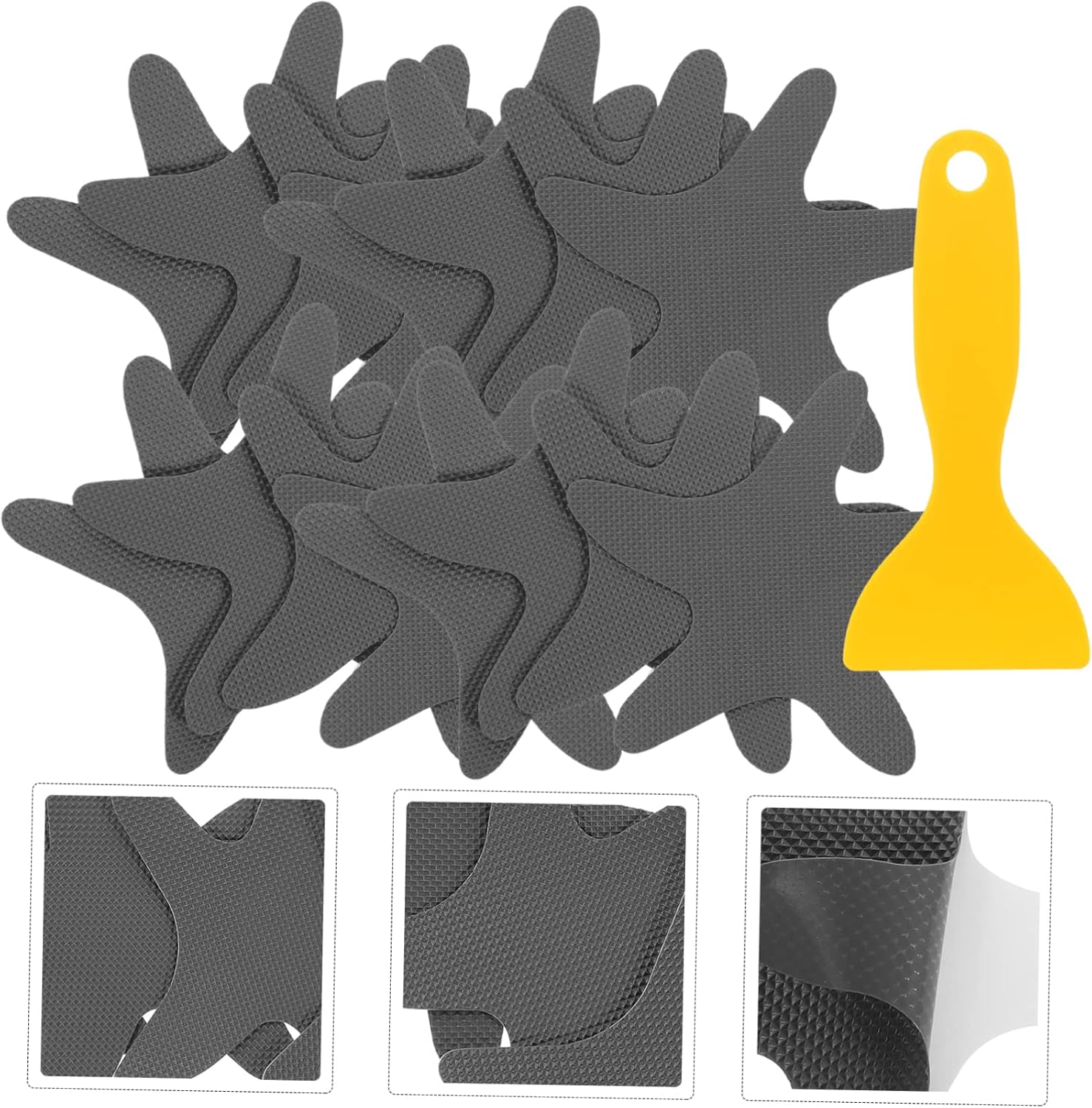 Cabilock Set of 25 Non-Slip Bathtub Stickers with Cartoon Stars Design