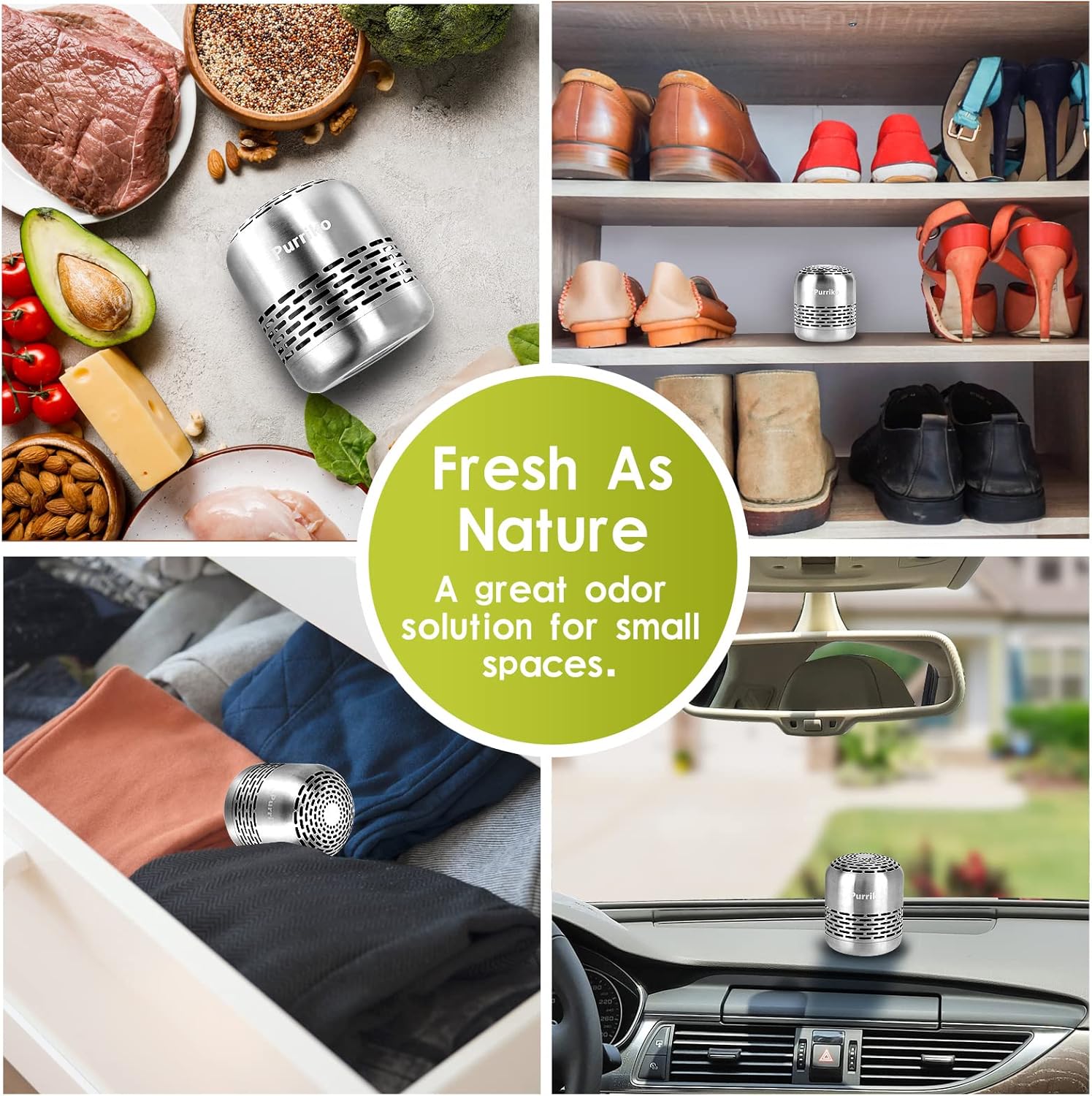 Purriko Bamboo Air Purifying Deodorizer for Fridge 1