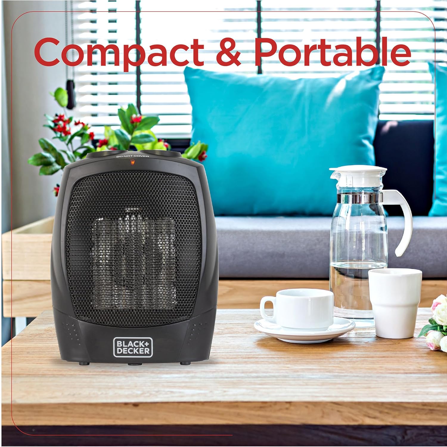 BLACKDECKER Portable Space Heater with Carry Handle