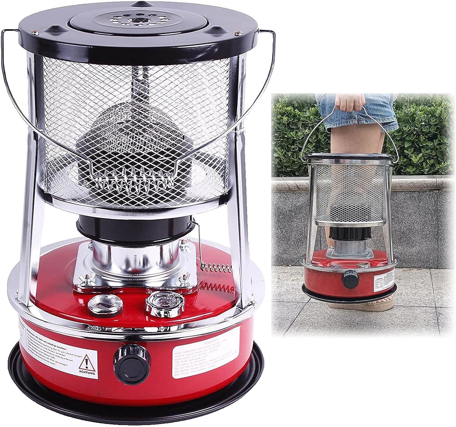 AMeLL Outdoor Kerosene Stove 46L Adjustable Burner