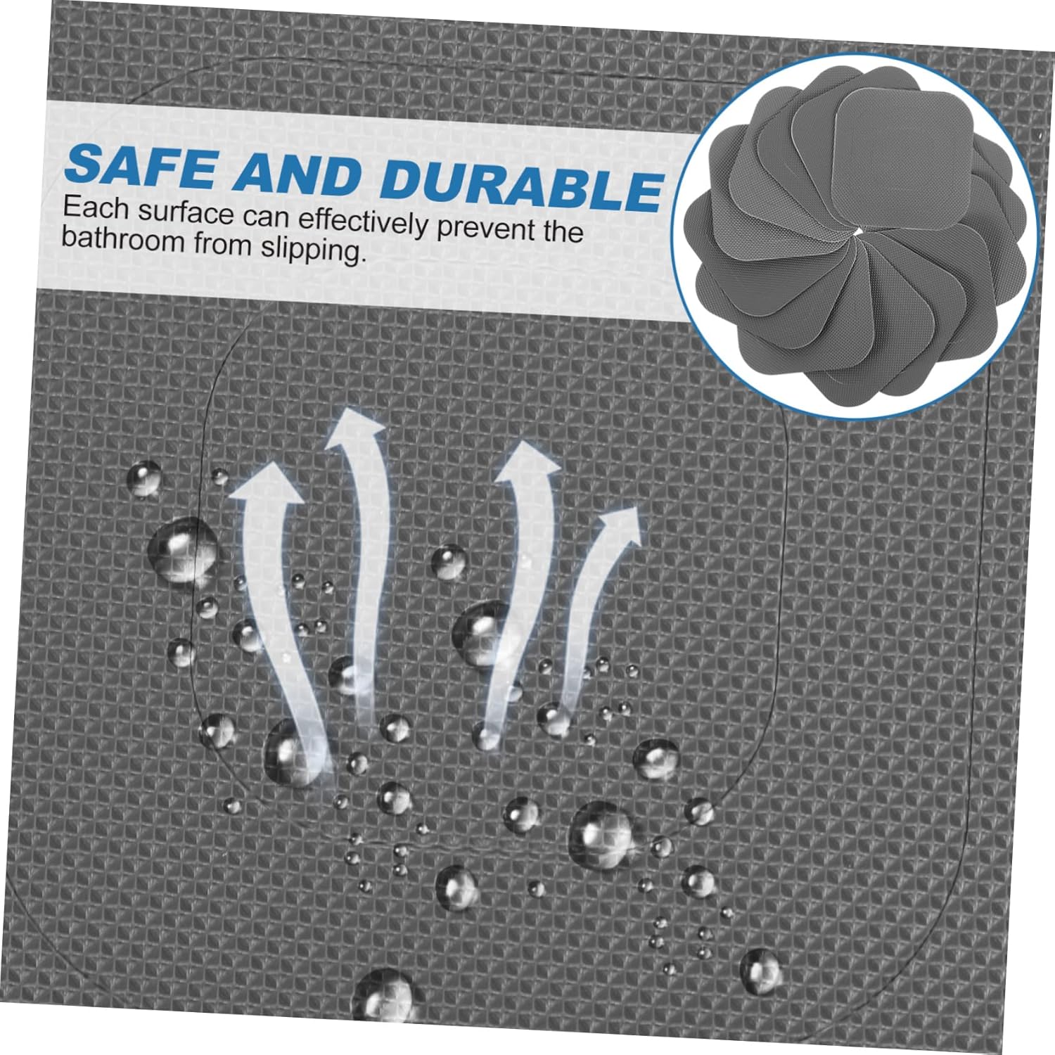 20 Sheets Non Slip Bathroom Stickers for Safety