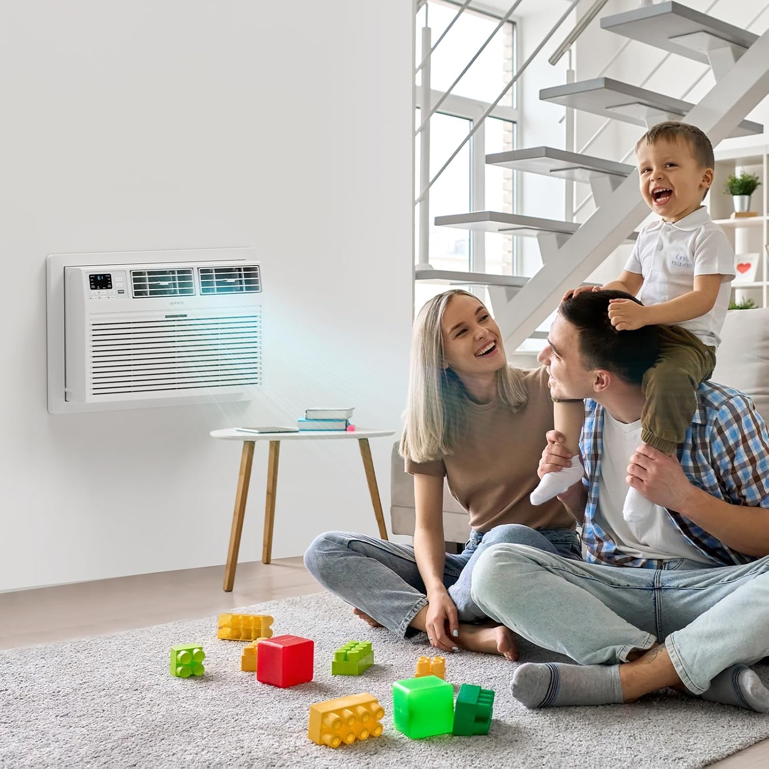 ROVSUN Smart 8000 BTU Wall AC with Heat and Voice Control