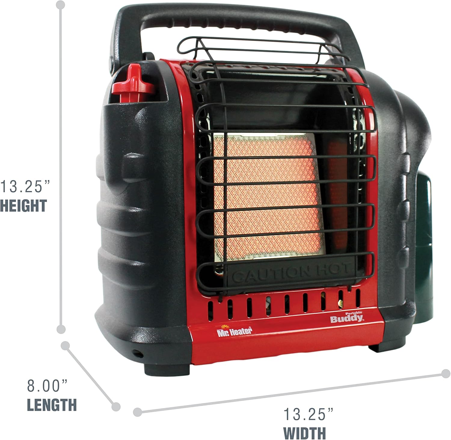Mr Heater Portable Buddy Heater MH9BX Red Black