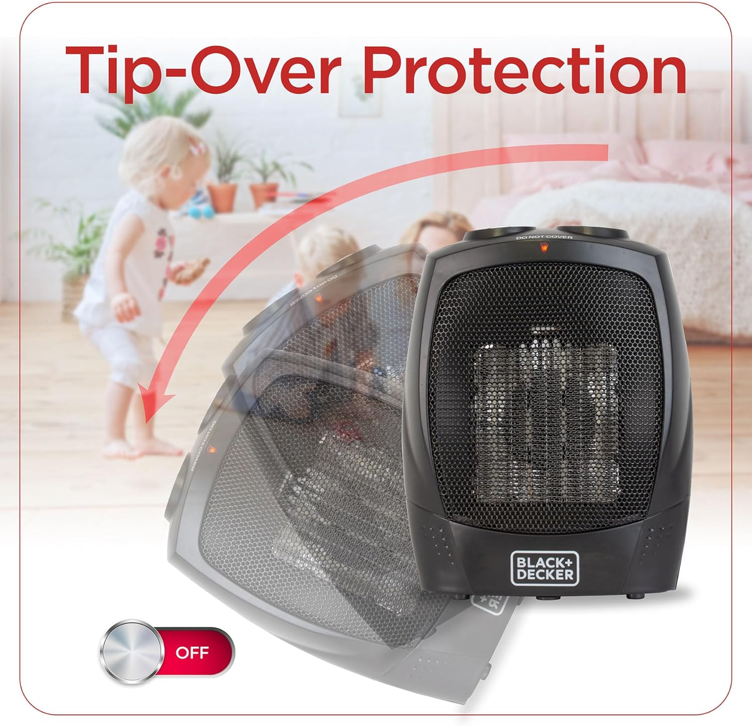 BLACKDECKER Portable Space Heater with Carry Handle