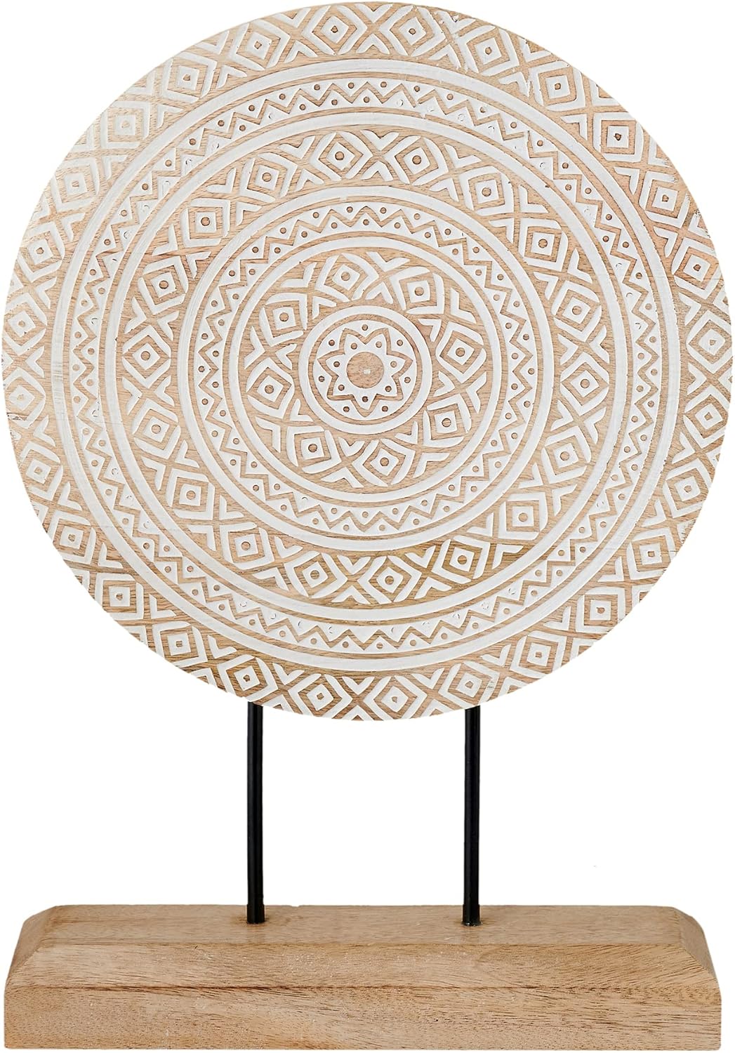 Eximious India Farmhouse Table Decor Statue Mandala 10 x 14
