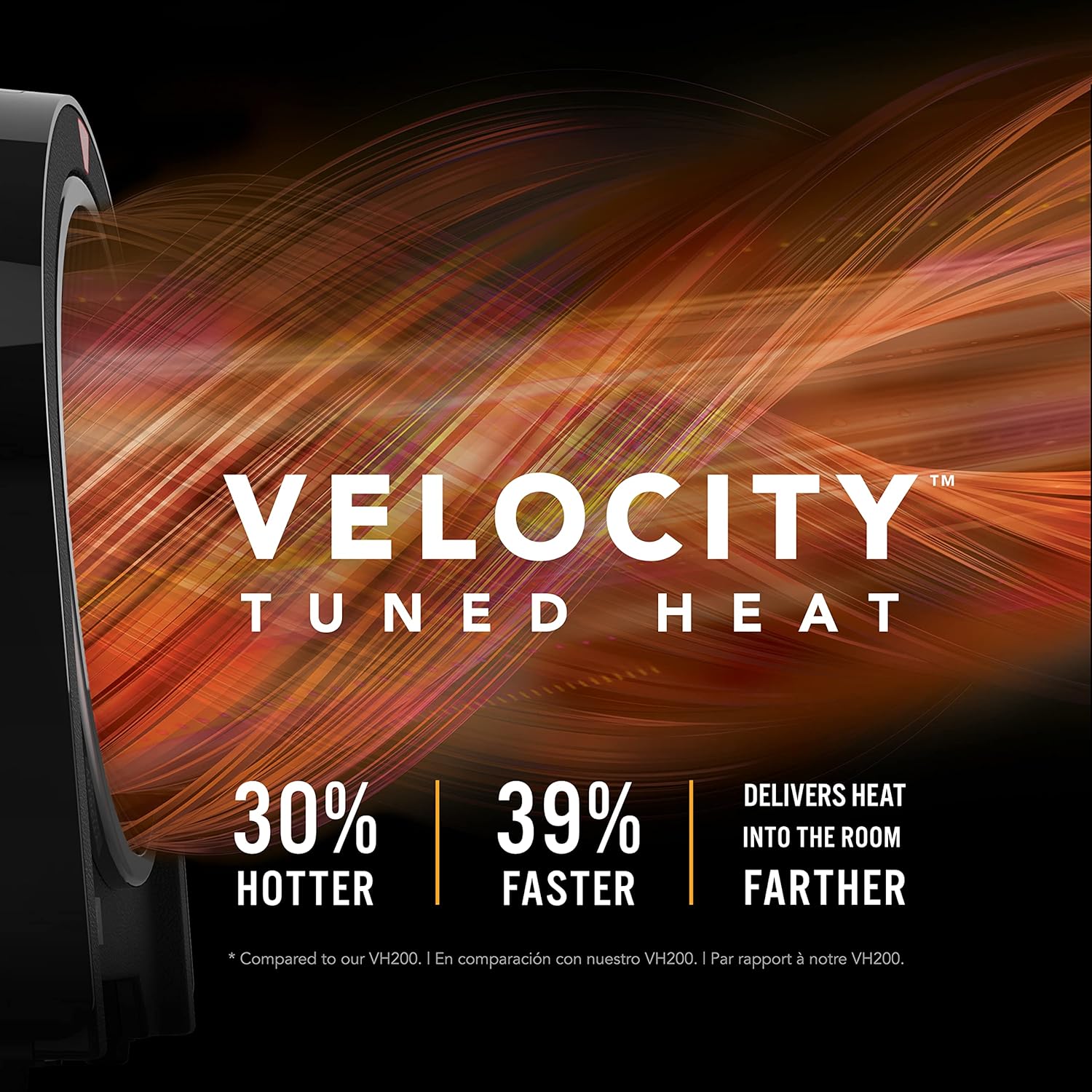 Vornado Velocity 5R Space Heater with Remote Control Black 1