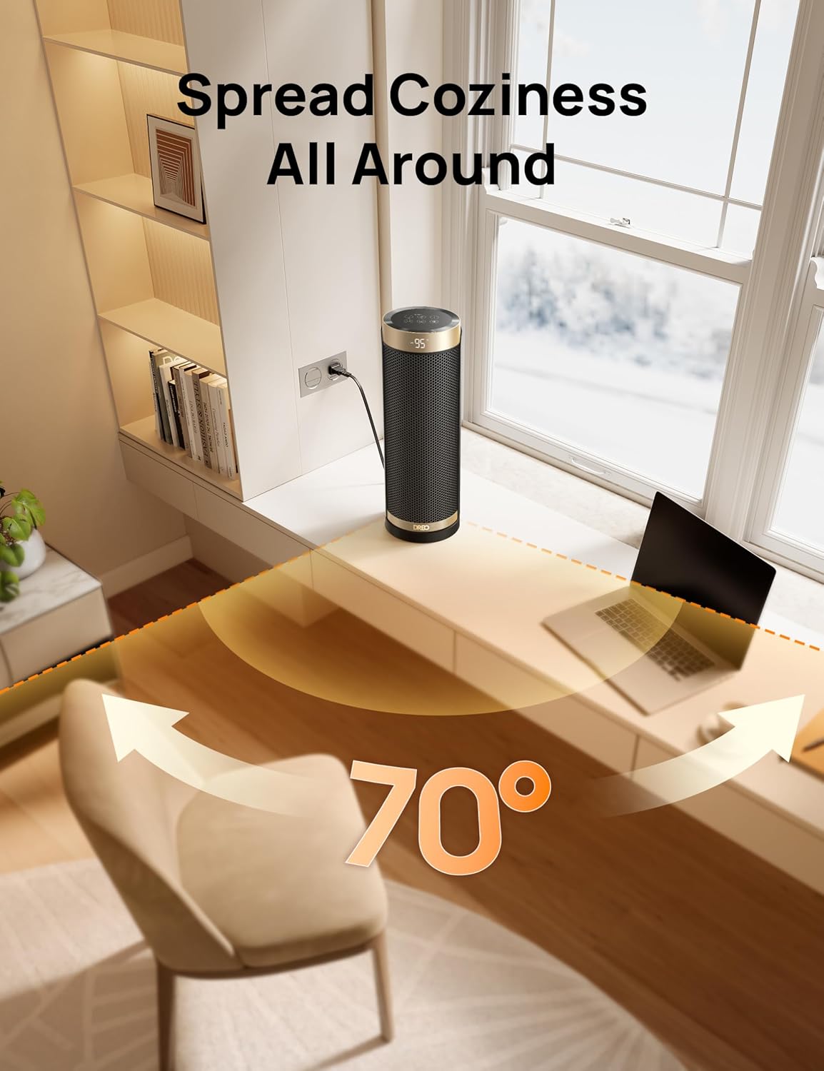 Dreo 1500W PTC Ceramic Space Heater with Remote