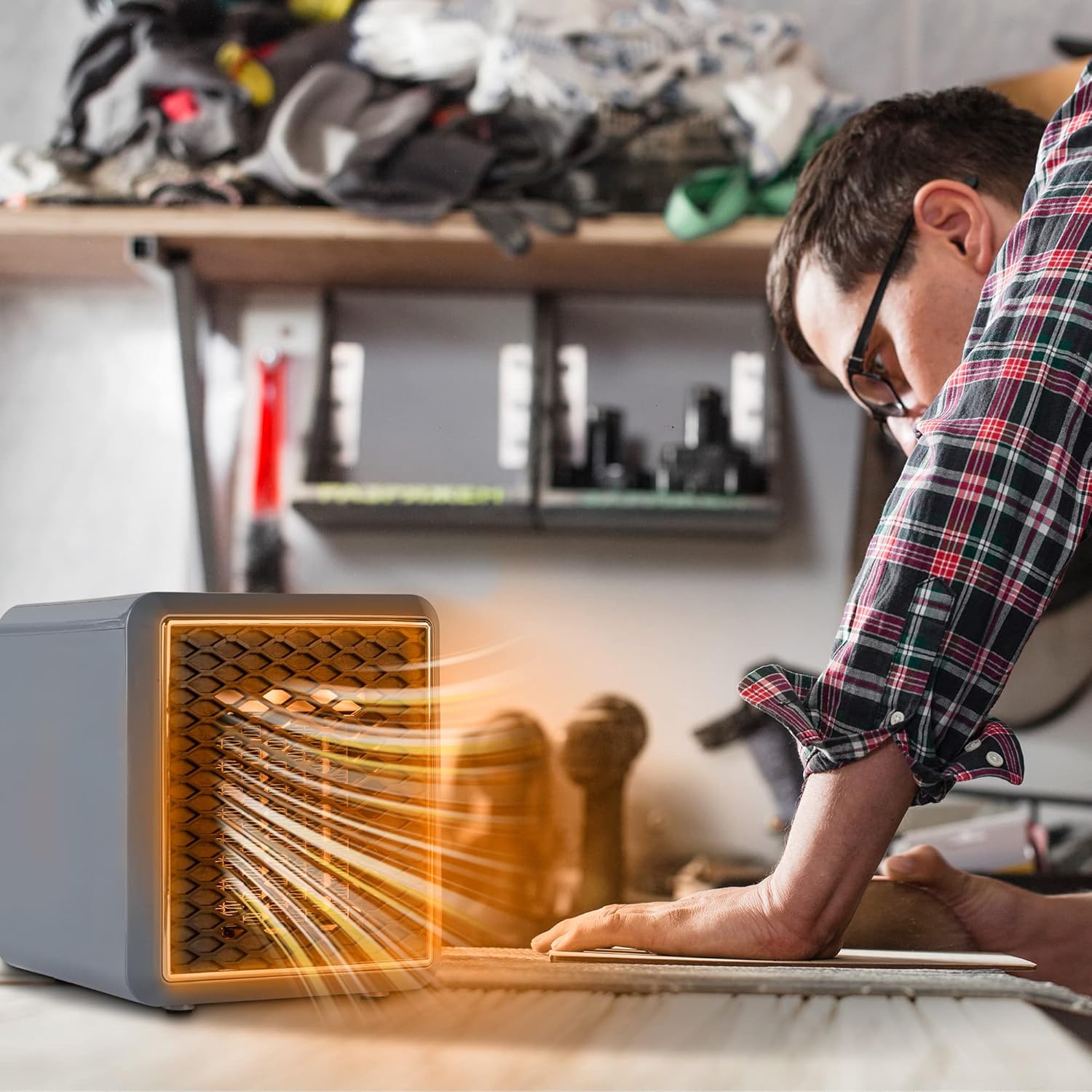 Ontel 1200W Ceramic Space Heater - Adjustable Energy Efficient