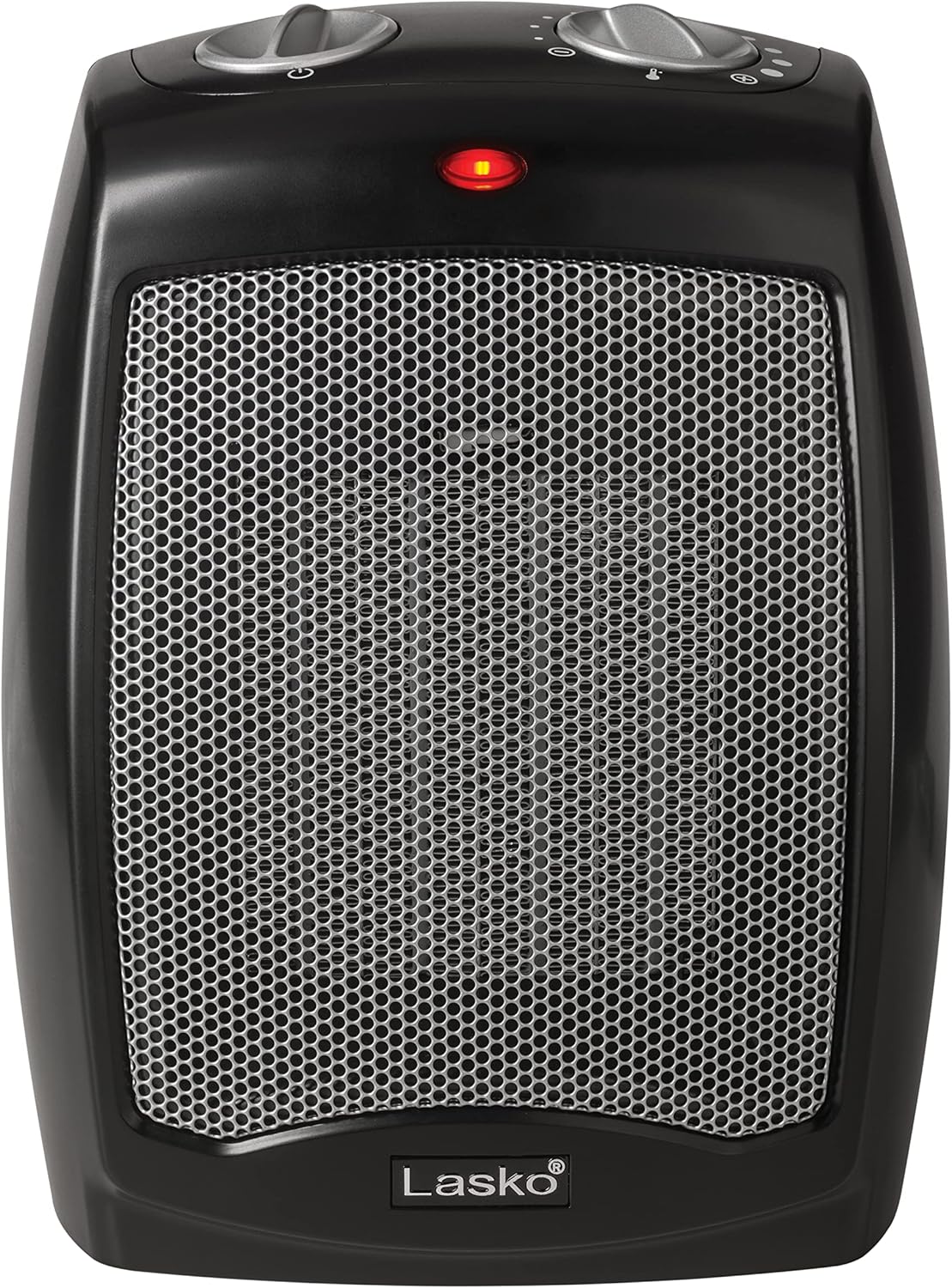 Lasko Ceramic Adjustable Thermostat Heater 9 Inches High Black